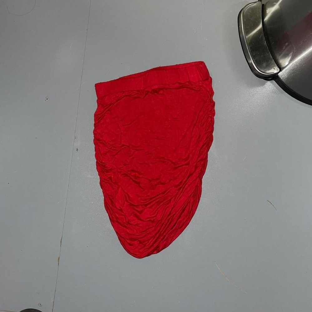 Red skirt